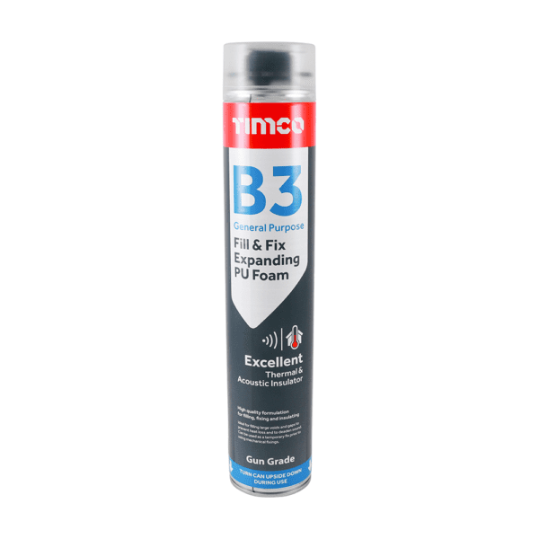 B3 General Purpose Fill & Fix Expanding PU Foam – Gun Grade